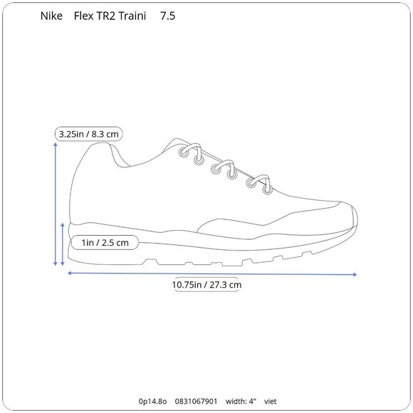 Nike Training Flex TR2 Pink Running Shoes 7.5 - Picture 10 of 10